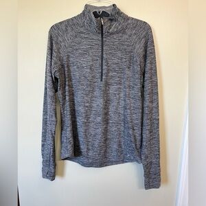Old Navy Women’s Heathered Gray Zip-Up Sweater